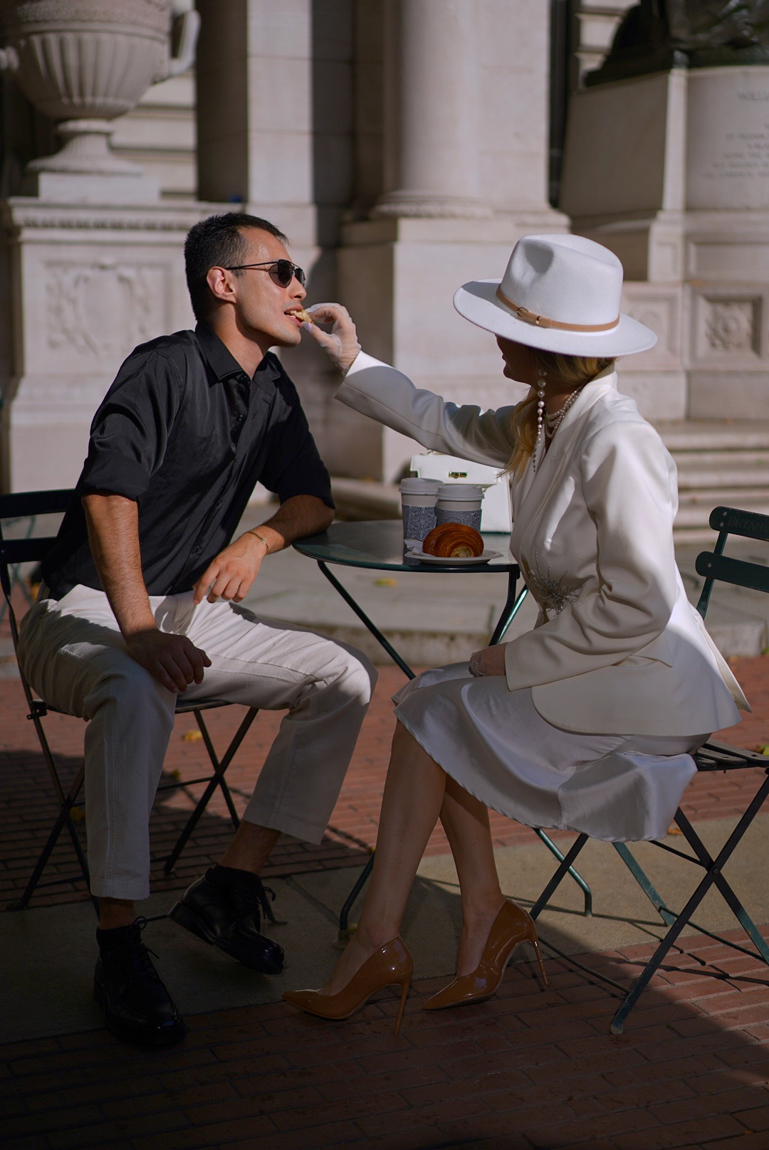 Sharing a sweet bite · Manhattan